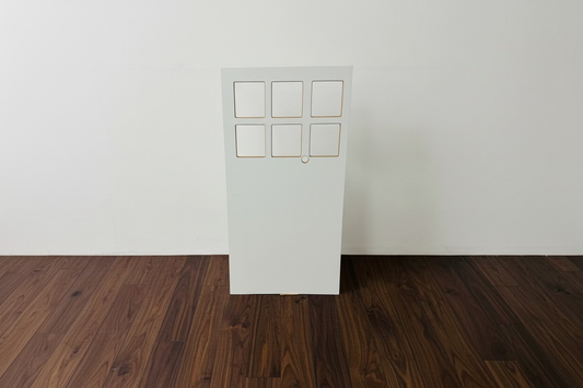 Additional Flat worktop with 6 pan cutouts and optional parasol hole