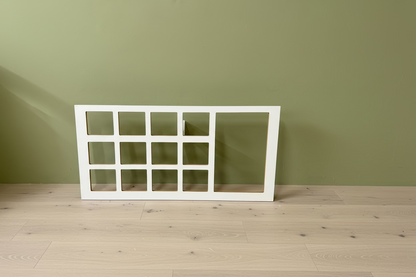 Additional worktop only with 12 small and 1 large pan cutouts and optional parasol hole