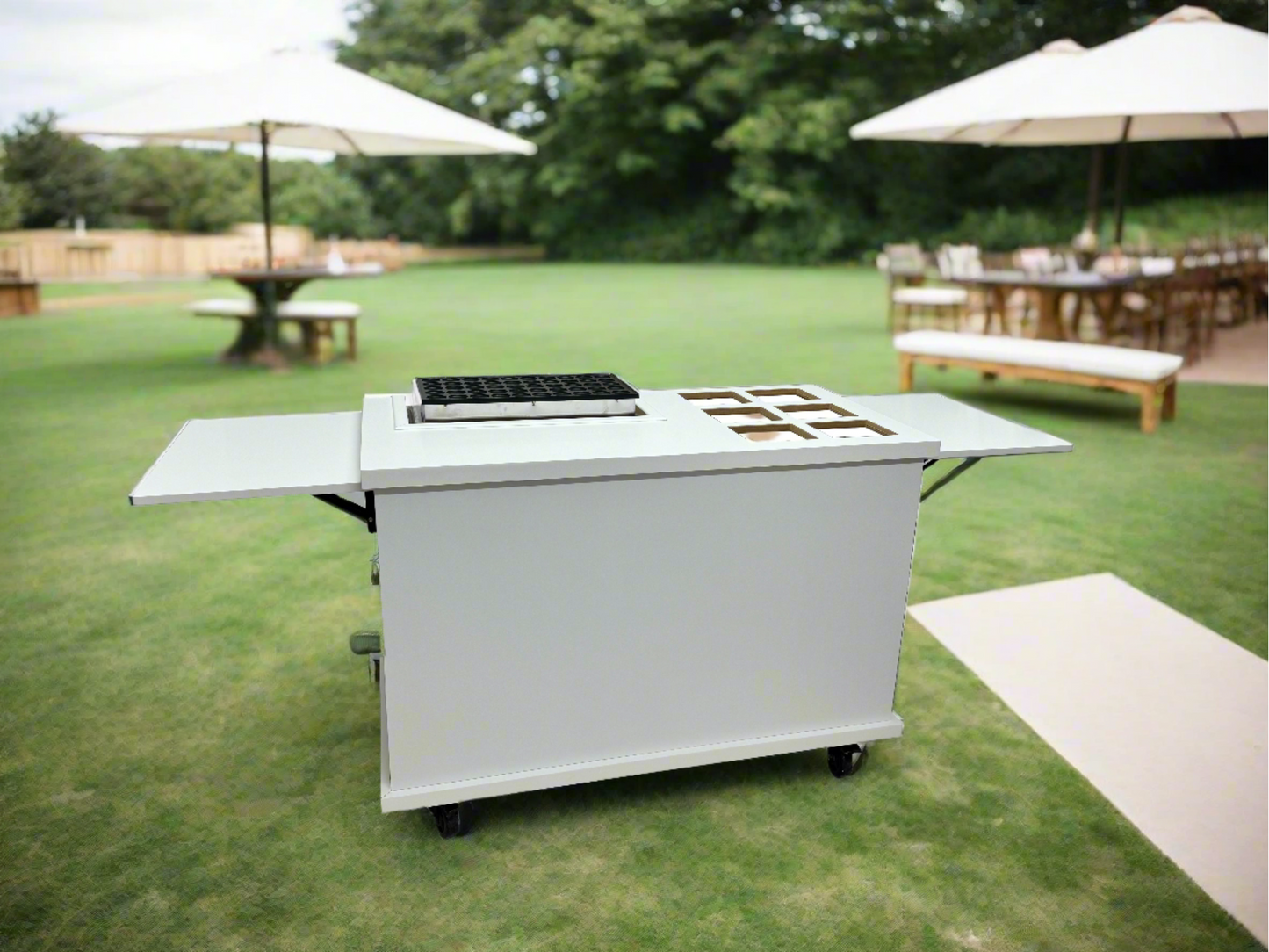 Mobile Mini Pancake Cart. Folding Pancake Event Cart