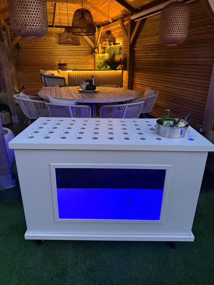 Mobile Folding Shot Cart – LED Party Shot Display Cart