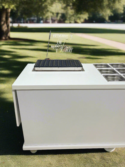 Mobile Mini Pancake Cart. Folding Pancake Event Cart
