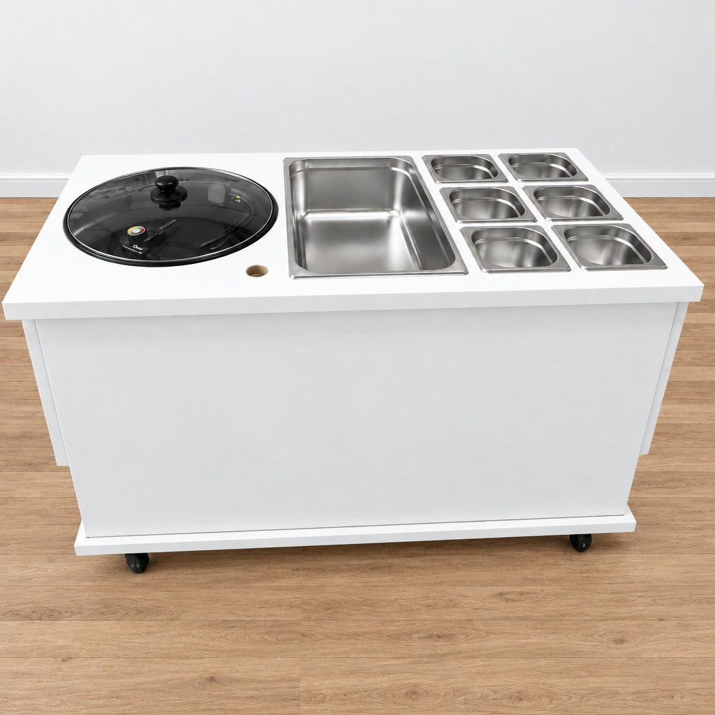 Mobile Puff Puff Cart. Folding Event Cart