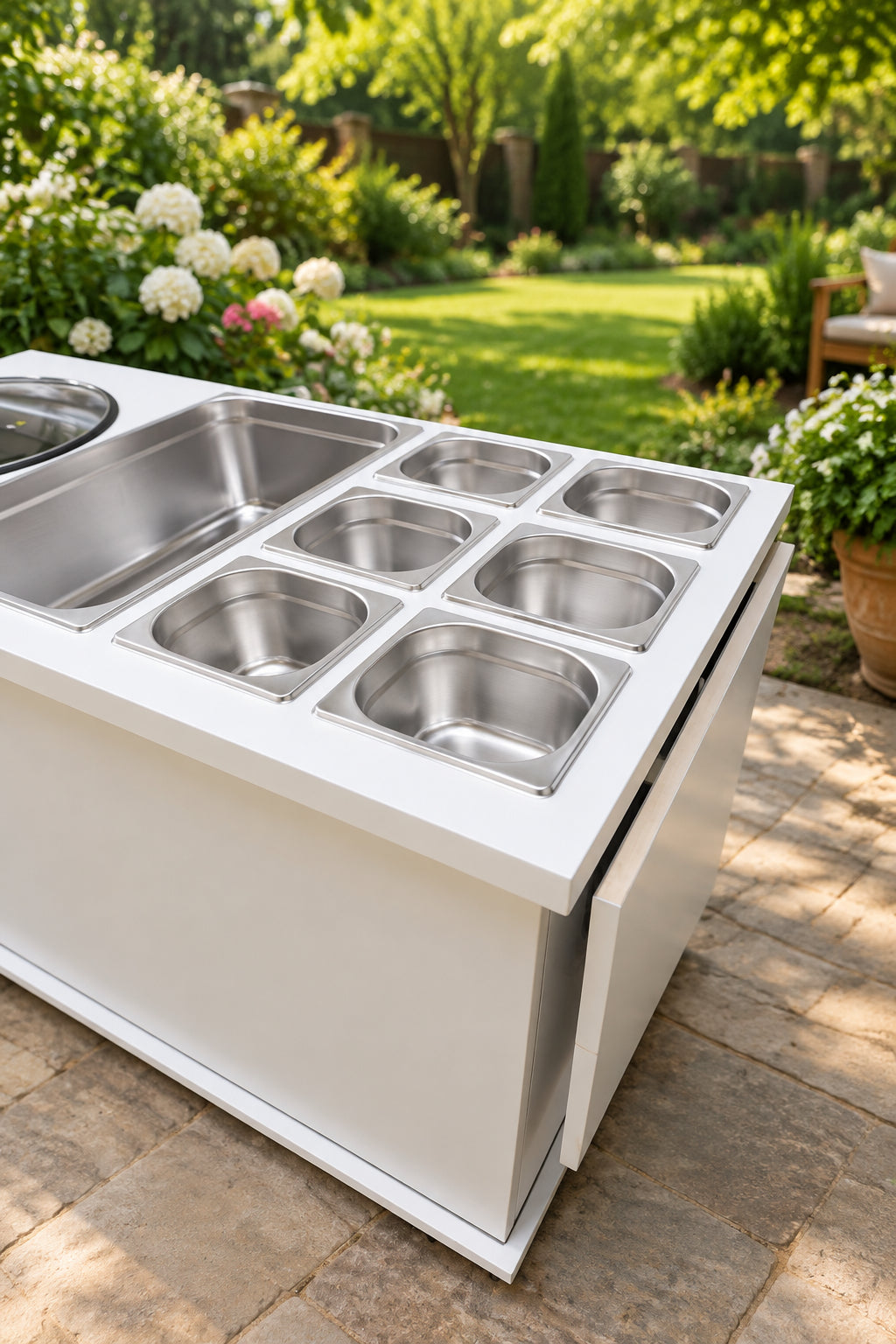 Mobile Puff Puff Cart. Folding Event Cart
