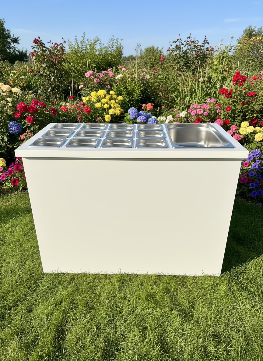 Cheese & Charcuterie Event Catering Cart - STATIC