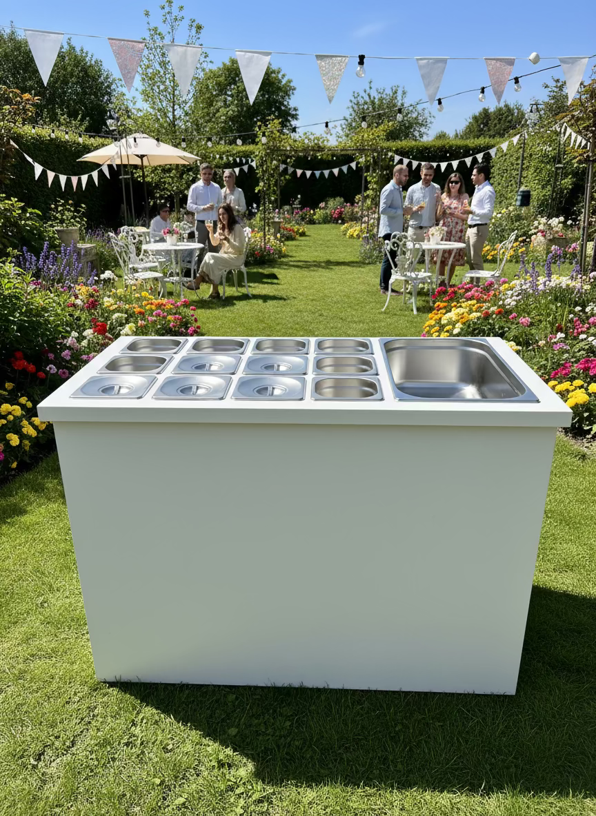 Cheese & Charcuterie Event Catering Cart - STATIC