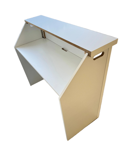 Portable folding bar