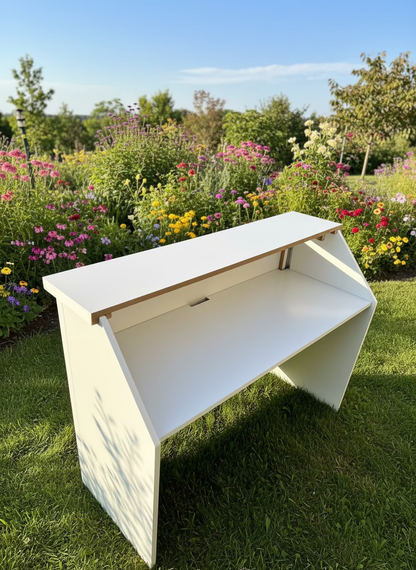 Portable folding bar