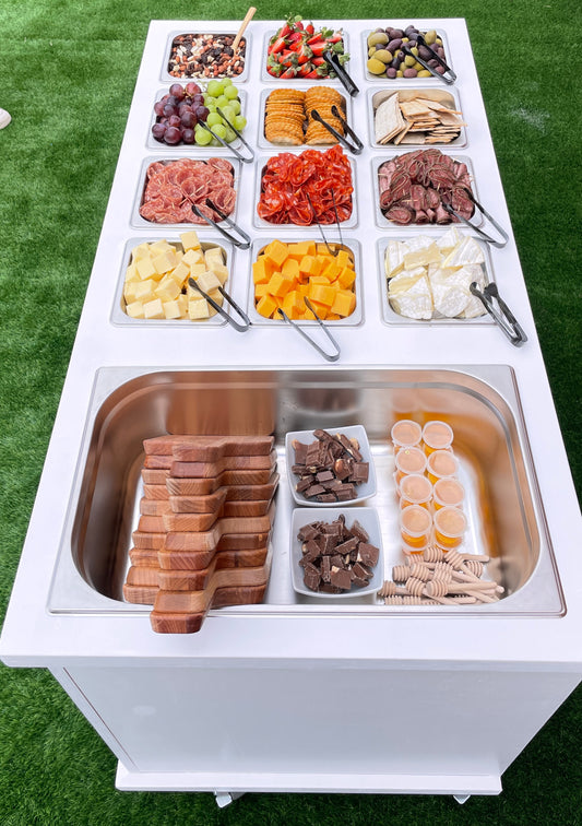 Additional set of stainless steel trays. Set of 13.